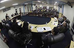 A segunda reunião da Câmara dos vereadores de Poções