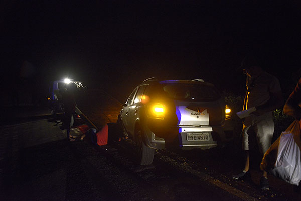 Acidente na BA 640, deixa vítima em estado grave
