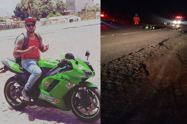 Acidente de moto na BR116 tira a vida de Anderson Patez