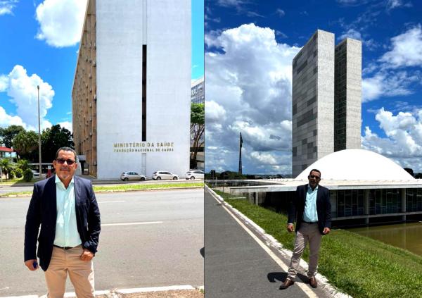 Paulo de Reis Busca recursos para Caetanos em Brasília