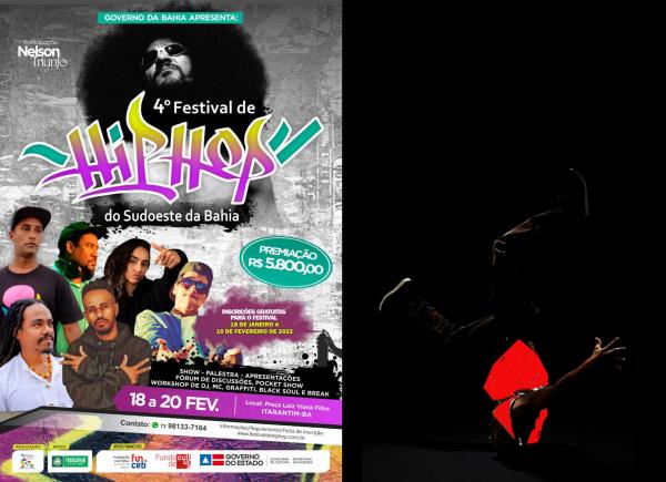 Poções participará do IV Festival de HIP HOP em Itarantim