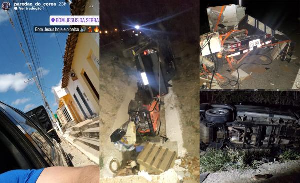 Será sepultado hoje o corpo do motorista que puxava o PAREDÃO DO COROA.